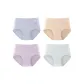 F Set-Classic Solid Color-Purple+Blue+Light Green+Apricot (4 Pack)
