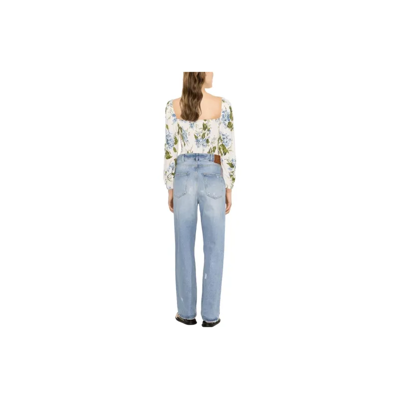 Fortela Straight-leg Distressed Denim Trousers-2