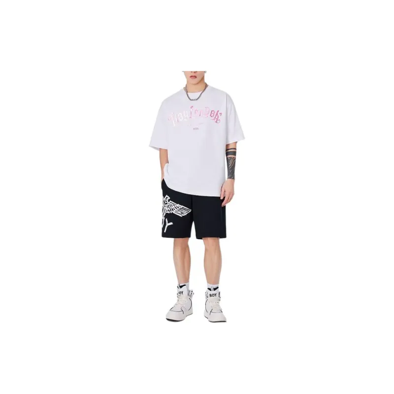 Boy London Drop Shoulder Sleeve T Shirt Unisex White-2