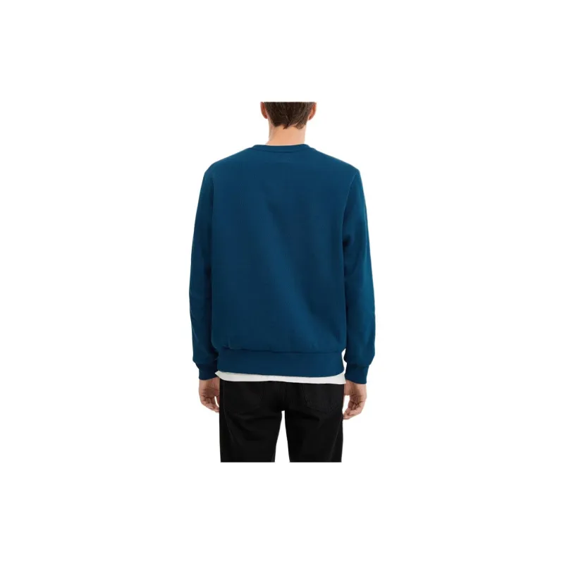 Skechers Colorful Sweatshirt Unisex Poseidon Blue-3