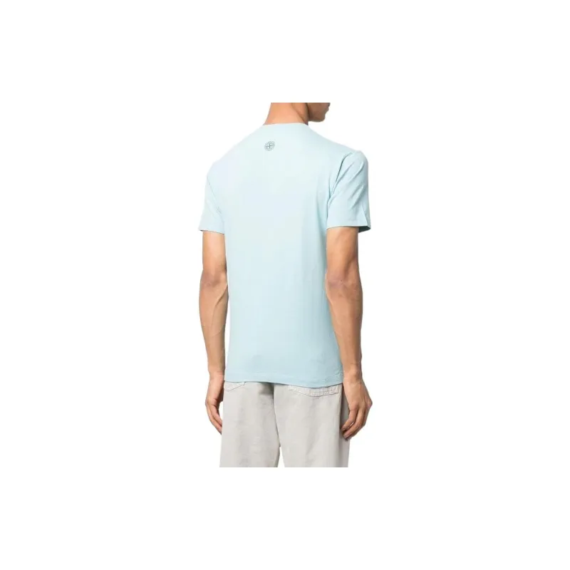 STONE ISLAND T Shirt Men's Ice Blue-3