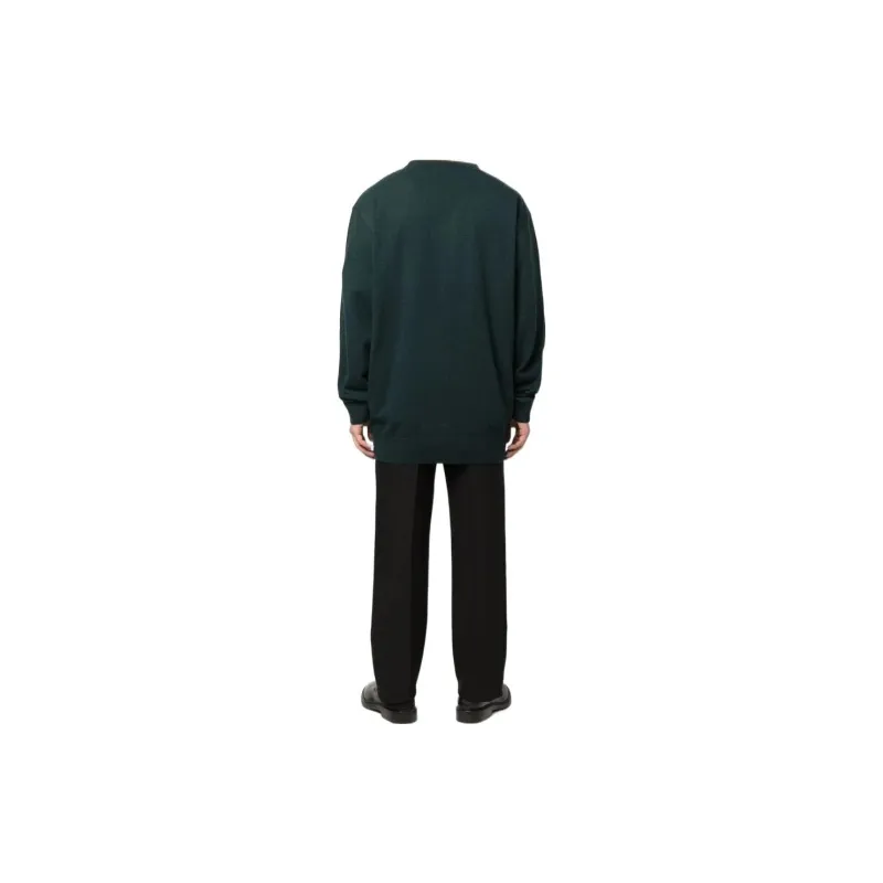 Balenciaga Cashmere V Neck Oversized Top-2