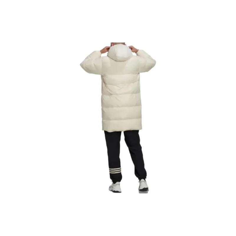 Adidas Originals Clover Series Down Jacket Men's Beige-2