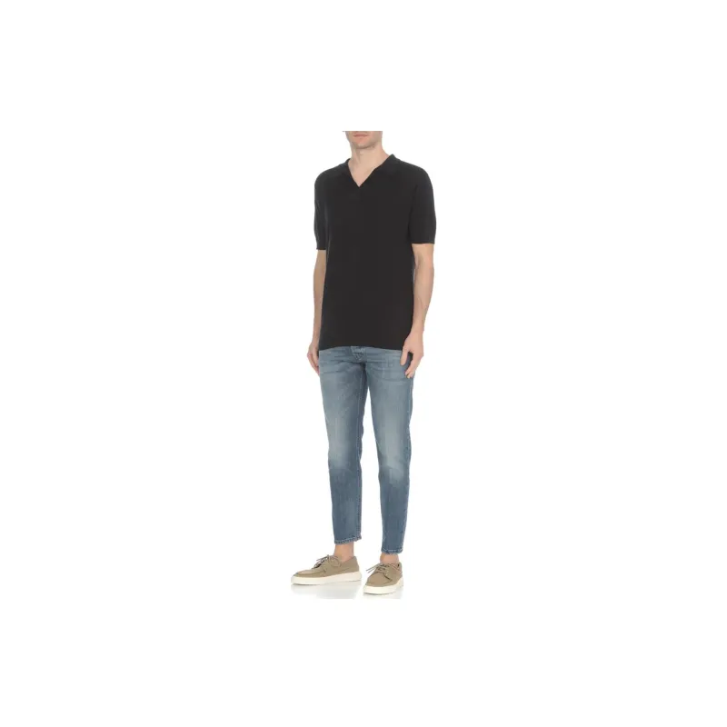 JOHN SMEDLEY Polo Shirts Men Marine Blue-3