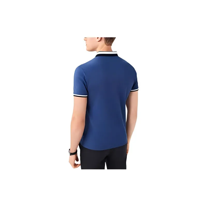Montagut SS24 Polo Shirt Men's Dusty Blue-2