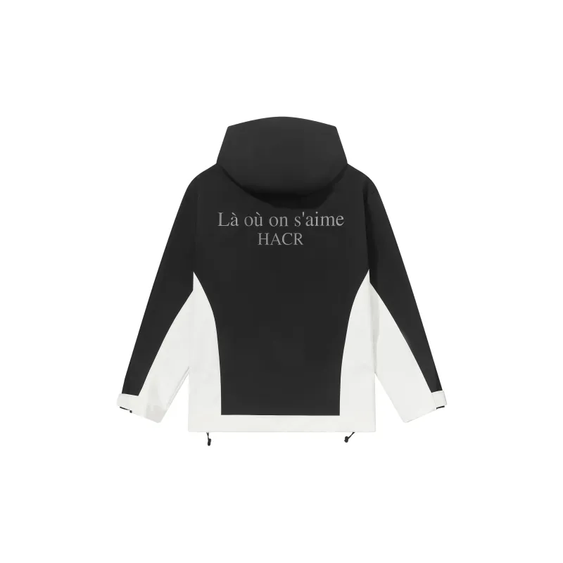 HARSH AND CRUEL Windbreaker Jacket Unisex Black-4