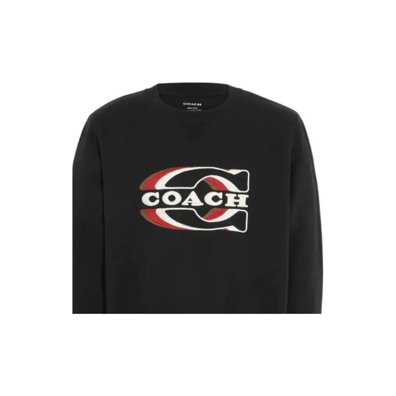 COACH FW22 Sweatshirt Men's Black-3