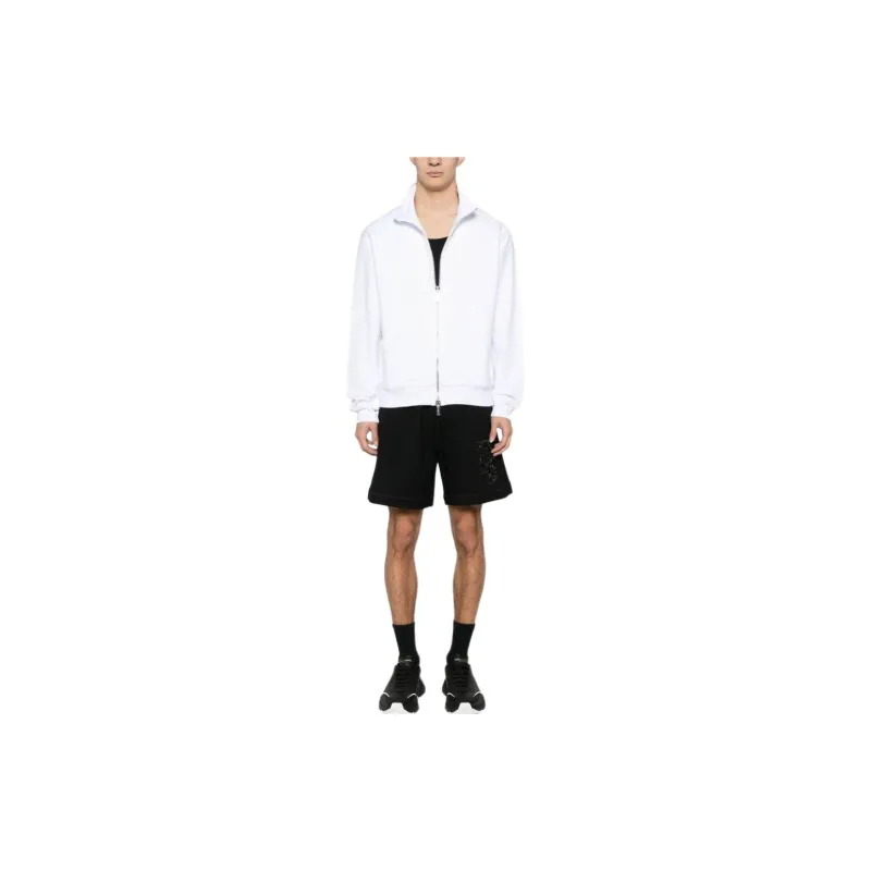 DSQUARED 2 D2 Patch Elastic Waist Track Shorts-1