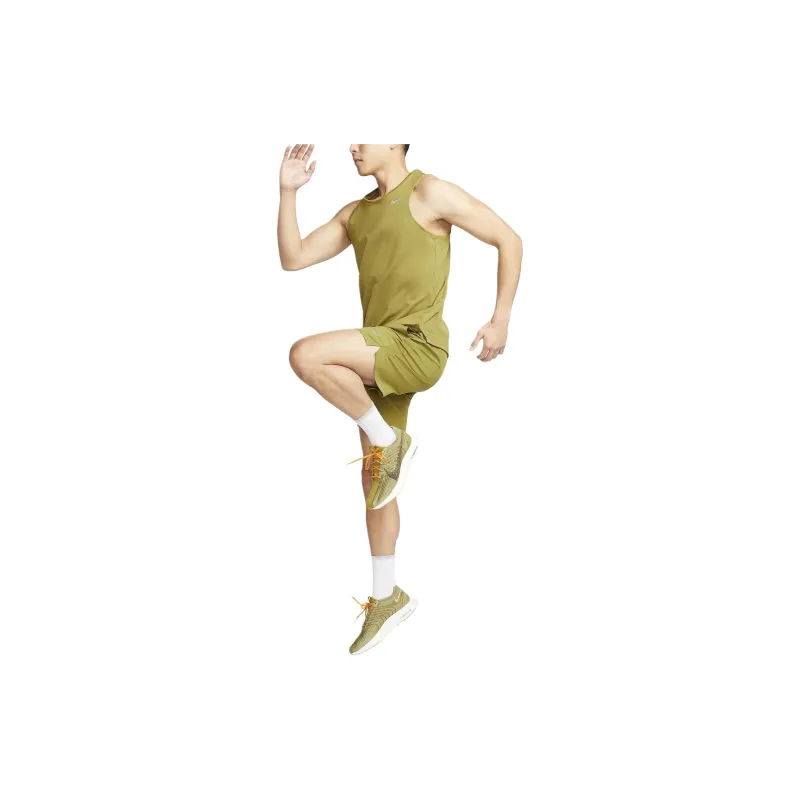 Nike Dri Fit 7' Brief Lined Running Shorts Sports Shorts Men's Olive-3