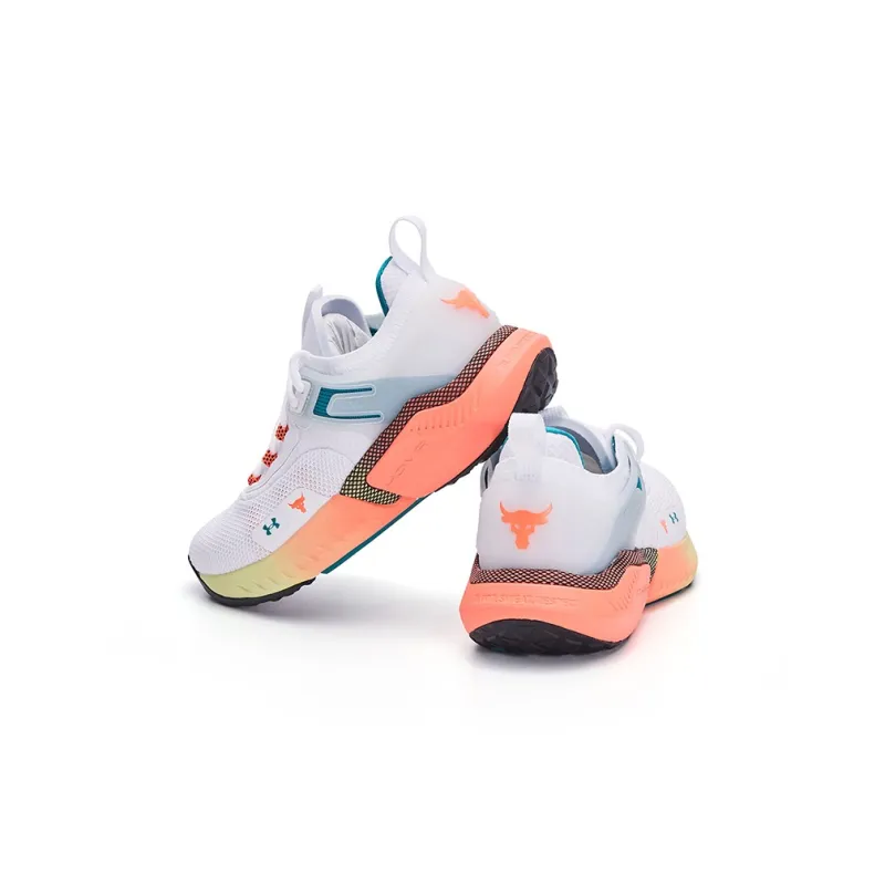 Under Armour Slip Resistant Cushioning And Breathable Low Top Kids' Running Shoes White Kids'-3