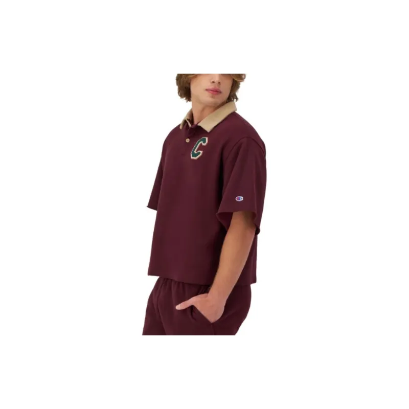 Champion Polo Shirts Men Burgundy-2