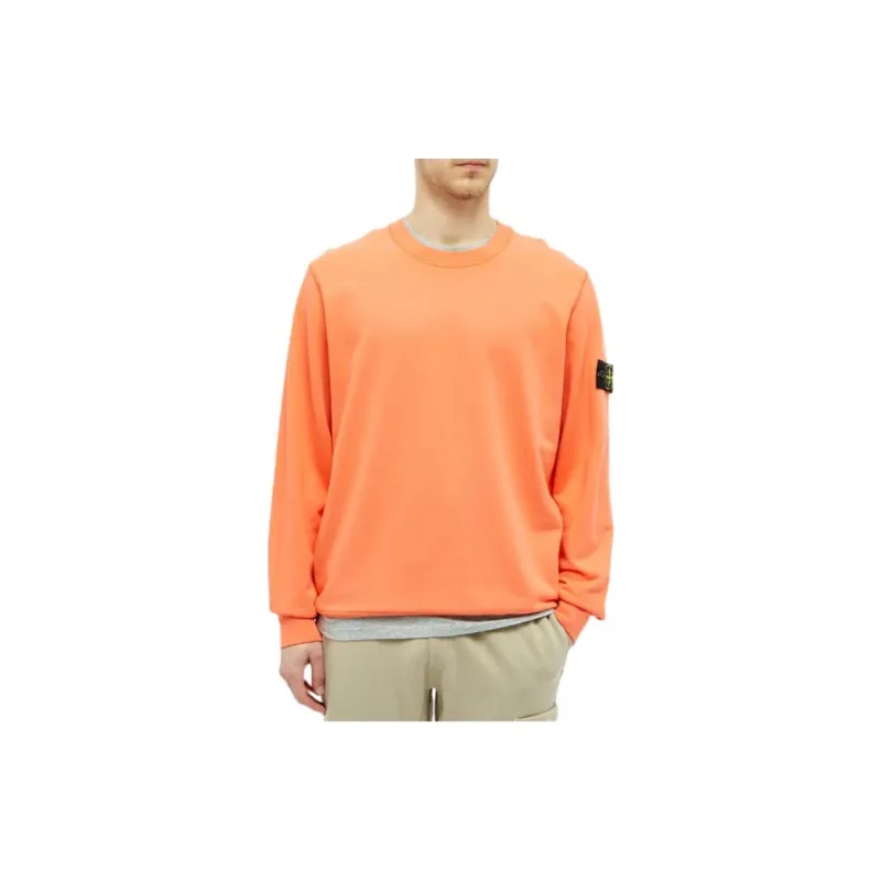 STONE ISLAND Sweatshirts Men Orange-1