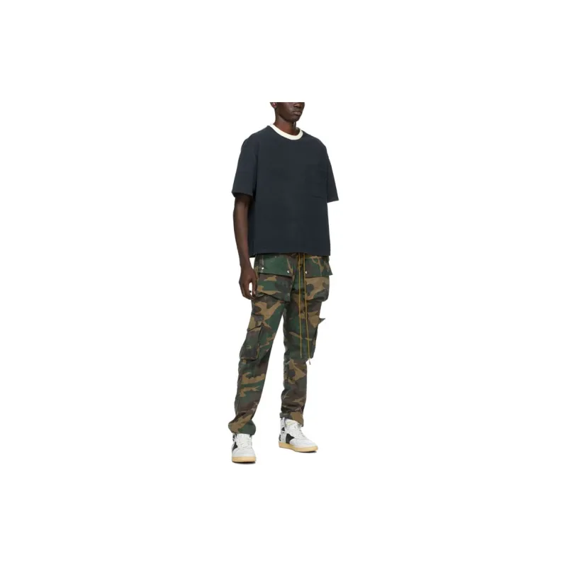 RHUDE Cargo Pants Men Green-3