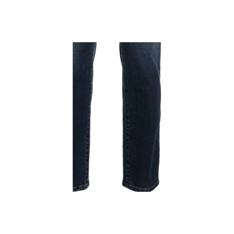 BARBA Logo patch Slim cut Jeans-3