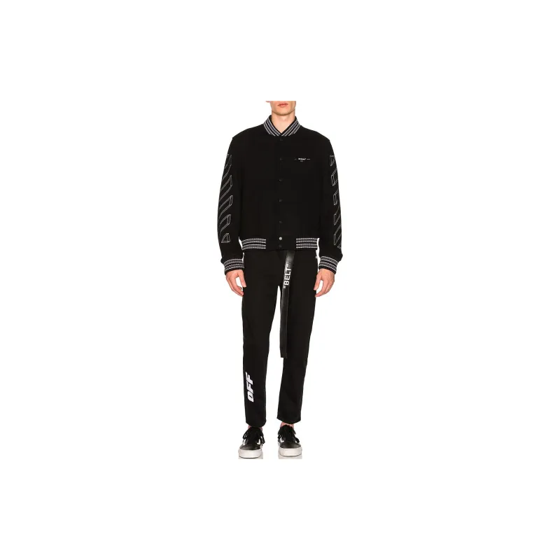 OFF WHITE Jeans, Slim Fit Men's Black-5