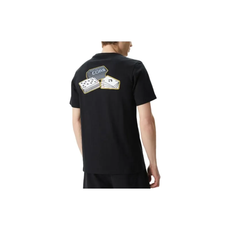 Converse Cons Card Skate T-Shirt Men's Black-4