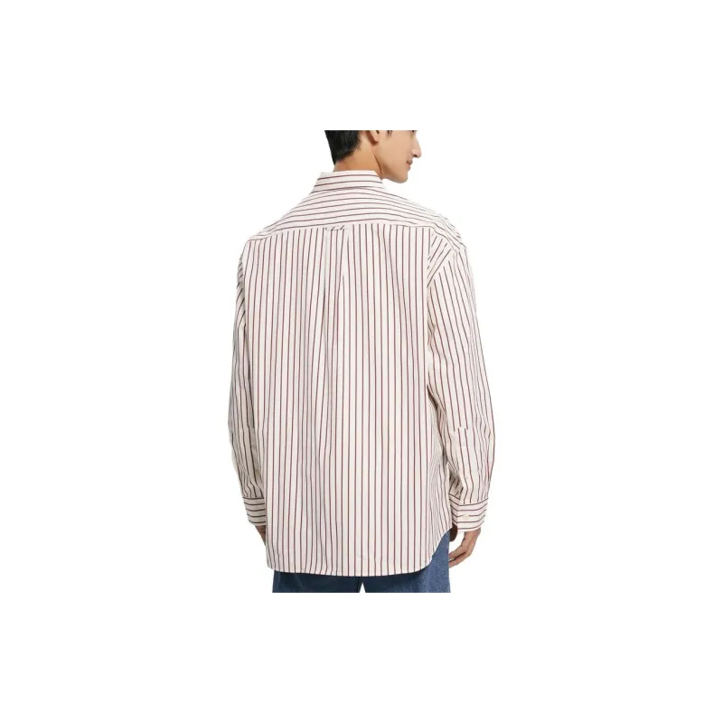 CK/Calvin Klein Shirt Men's Brown Stripes-2
