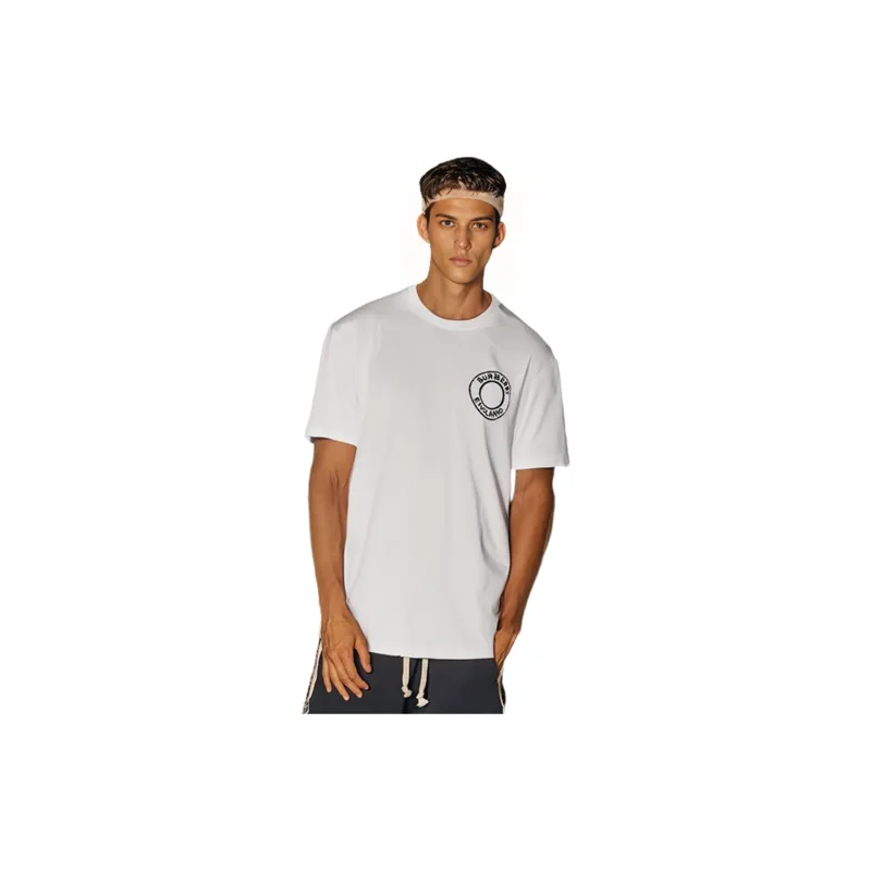 Burberry Logo Graphic Cotton Oversized T shirt-1