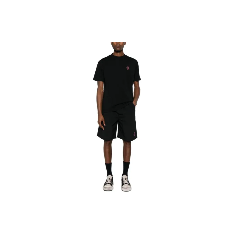 Marcelo Burlon Cross Embroidered Bermuda Shorts-1