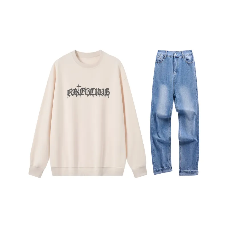 VniVerseVClub Sweatshirt Set Unisex-19