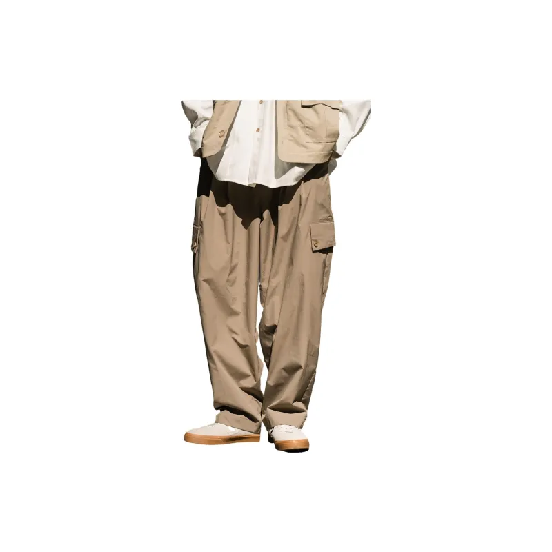 PUNCTILIOUS Casual Pants Men Khaki-1