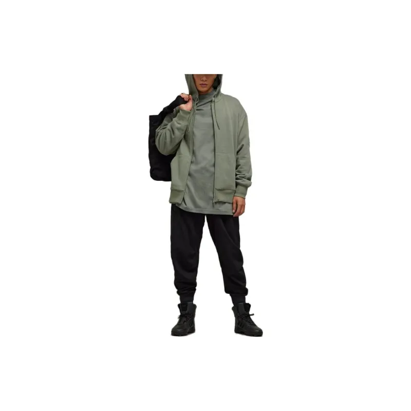 Y 3 Zip up Organic Cotton Hoodie-1
