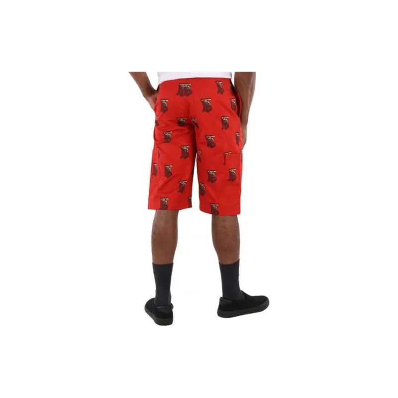 Burberry Casual Shorts Men's Red-3