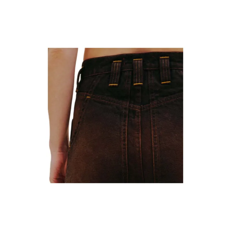 ECKHAUS LATTA SS24 Jeans Unisex Dark Brown-8
