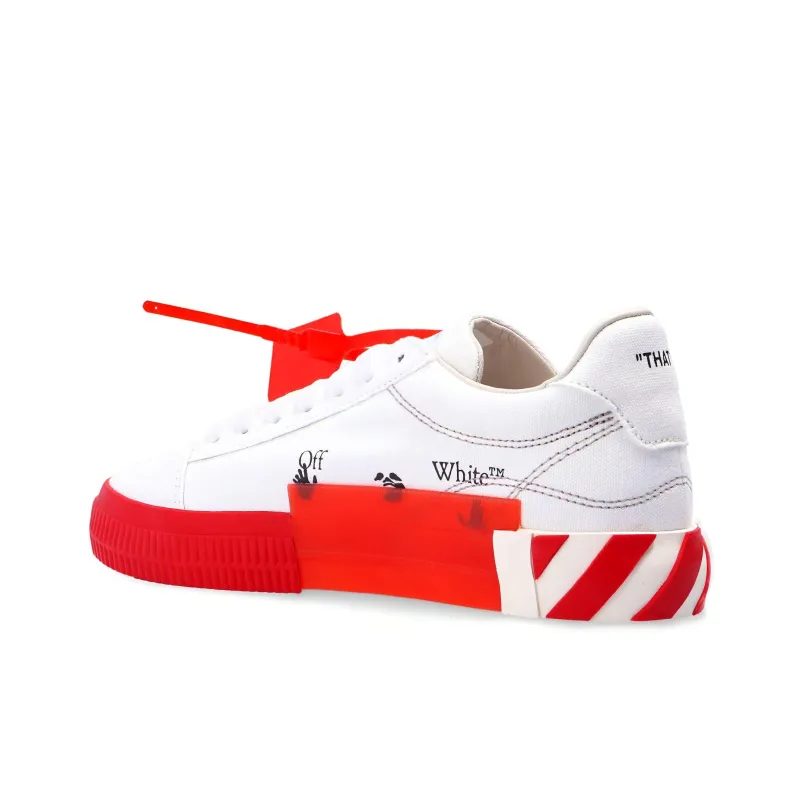 OFF WHITE Vulc Low White Red SS21 Women's-1
