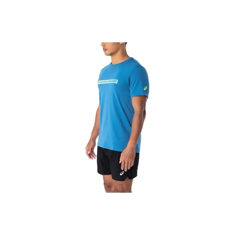 Asics T-Shirt Men's Reborn Blue-2