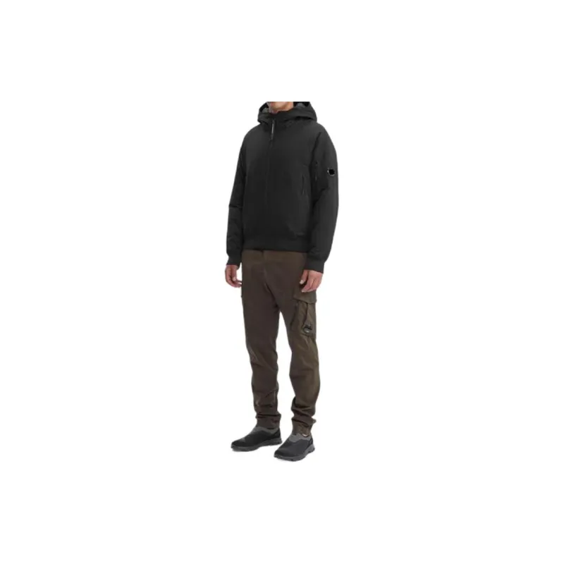 C.P.Company FW23 Pro Tek Hooded Jacket Jackets Coats Men's Black-5