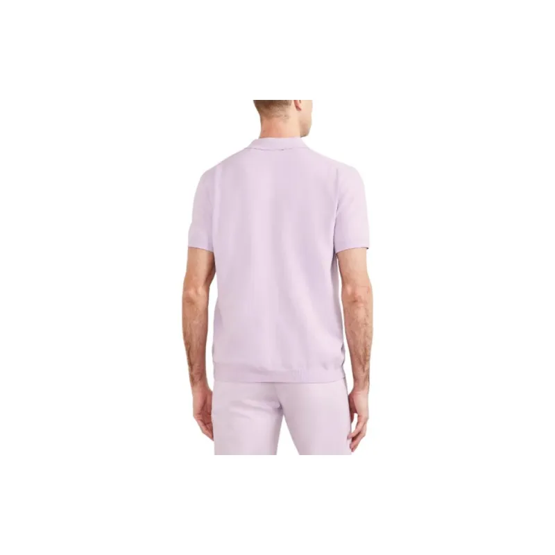 GUESS Formal Performance Sweater Polo Polo Shirt Men's Lilac-3