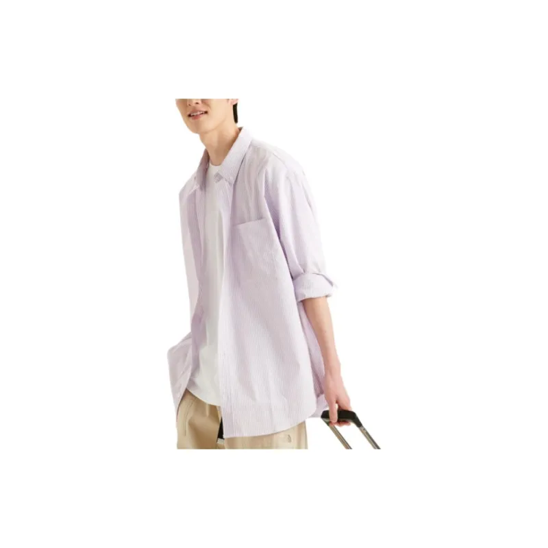 THE NORTH FACE M's City Chiller Shirt Men's Light Purple-3