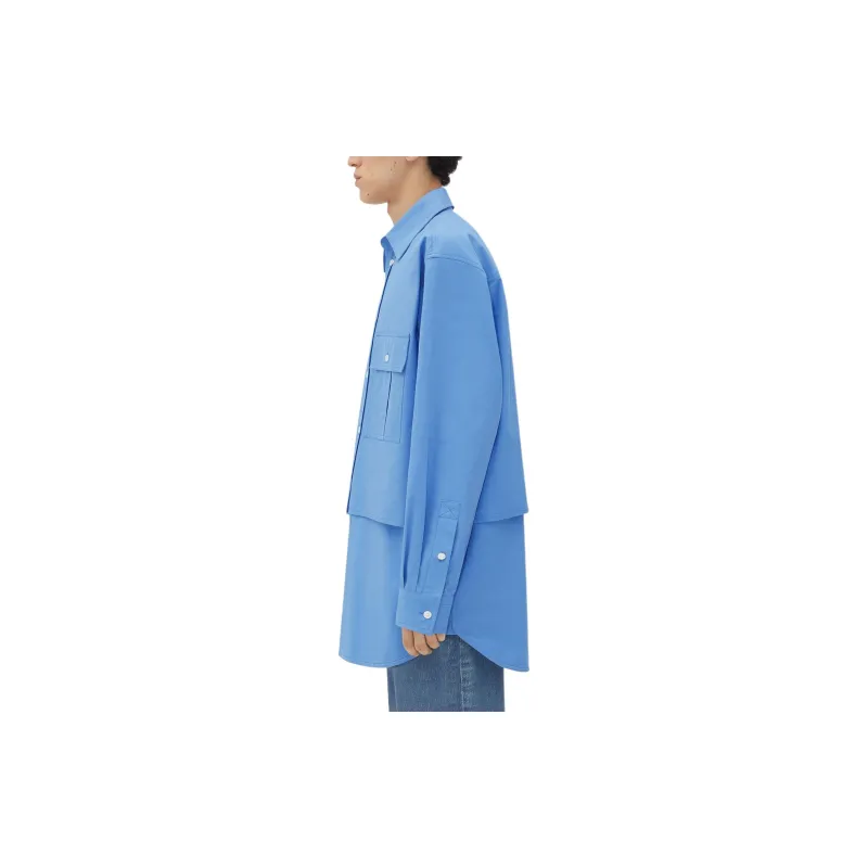 Bottega Veneta SS24 Shirt Men's Blue-1