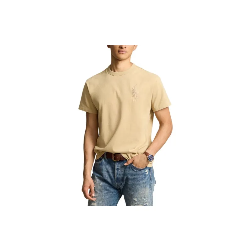 Polo Ralph Lauren T-Shirt Men's Green Purple Beige-3