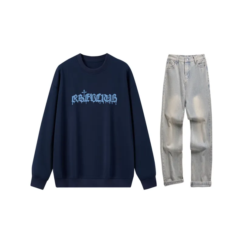 VniVerseVClub Sweatshirt Set Unisex-17