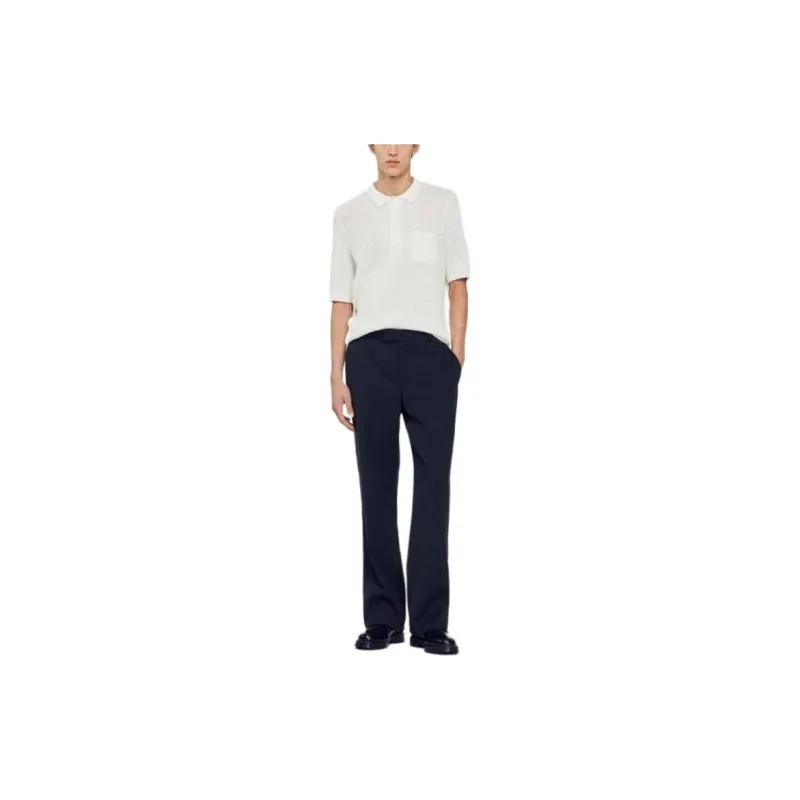 Sandro FW23 Sweater Men's White-1