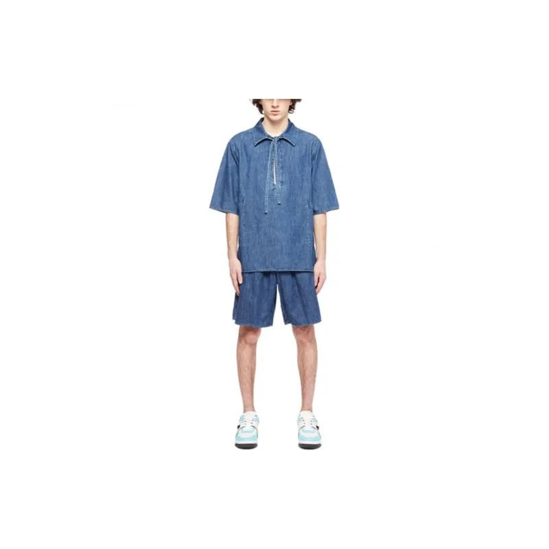 Valentino SS22 Denim Shorts Men's Blue-2