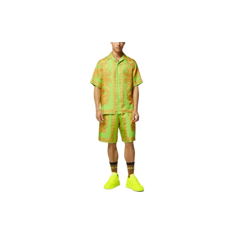 VERSACE Barocco 660 Silk Shorts-1