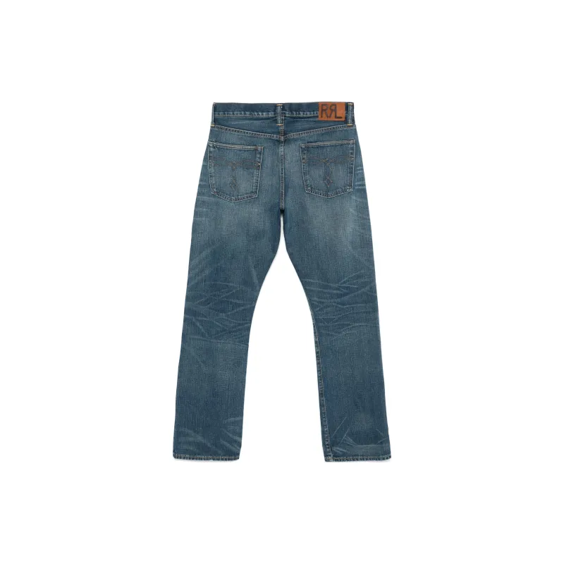 Polo Ralph Lauren Slim Boot Sutton Repaired Selvedge Jeans-1