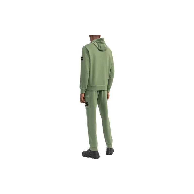 STONE ISLAND Tapered Fleece Track Trousers-2