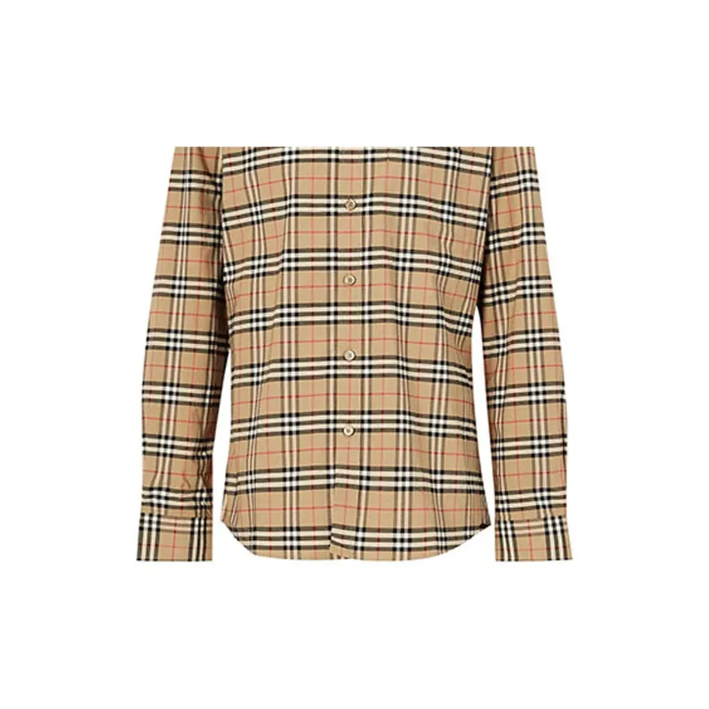Burberry Checked Long Sleeved Shirt-4