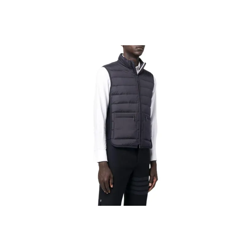 THOM BROWNE Zipped Down Gilet-3