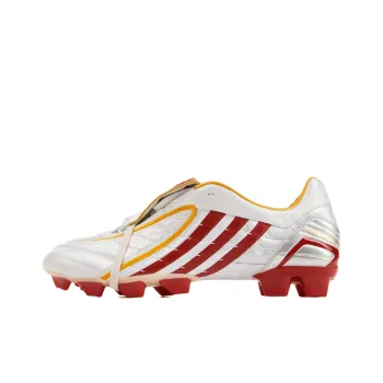 Adidas Predator Absolion Anti-Slip Wear-Resistant Soccer Shoes Unisex White Red