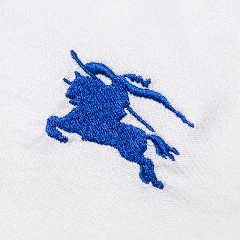 Burberry EKD embroidered Cotton T shirt-9