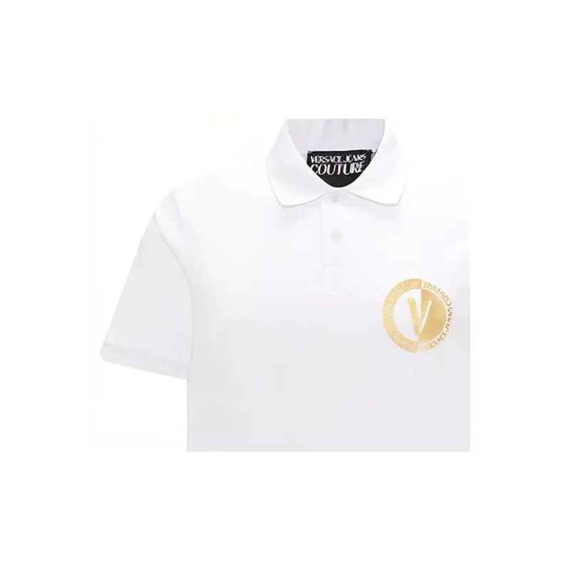 VERSACE JEANS COUTURE SS23 Polo Shirt Men's White-5