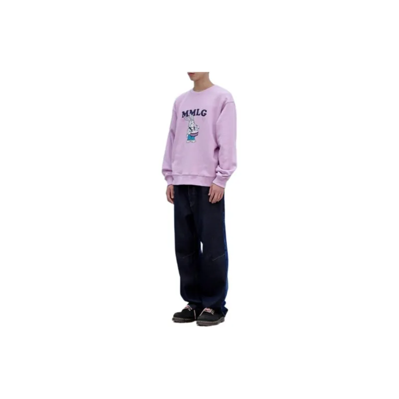 Mmlg FW24 Sweatshirt Unisex Purple-3