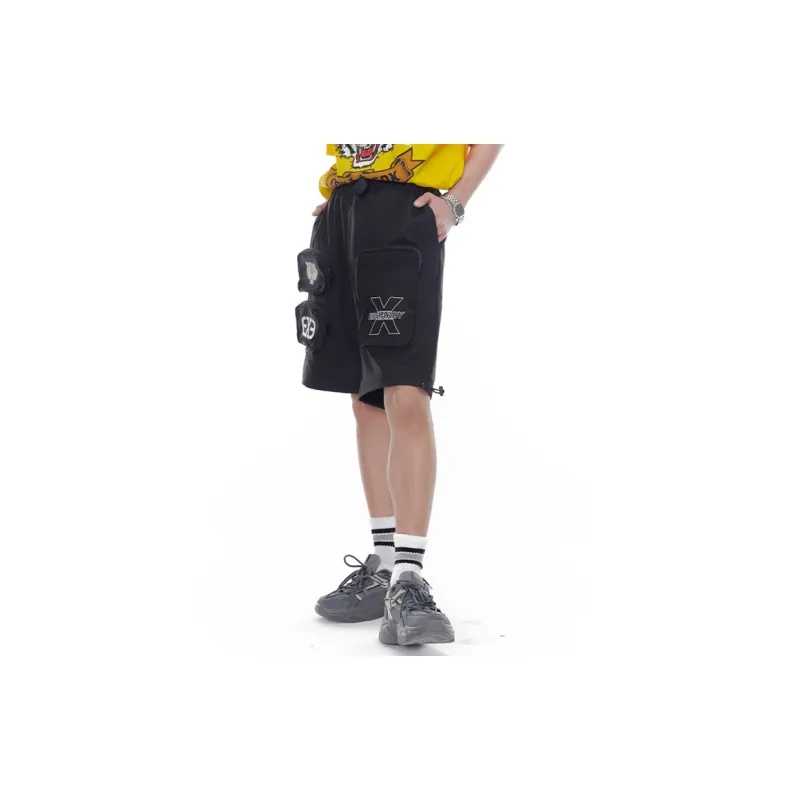 ED HARDY X Casual Shorts Unisex Black-3