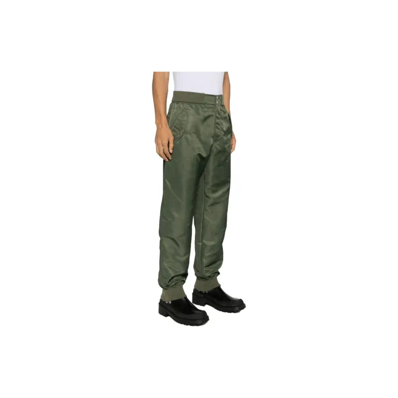 Alexander McQueen Straight Leg Elasticated Ankle Pants-3