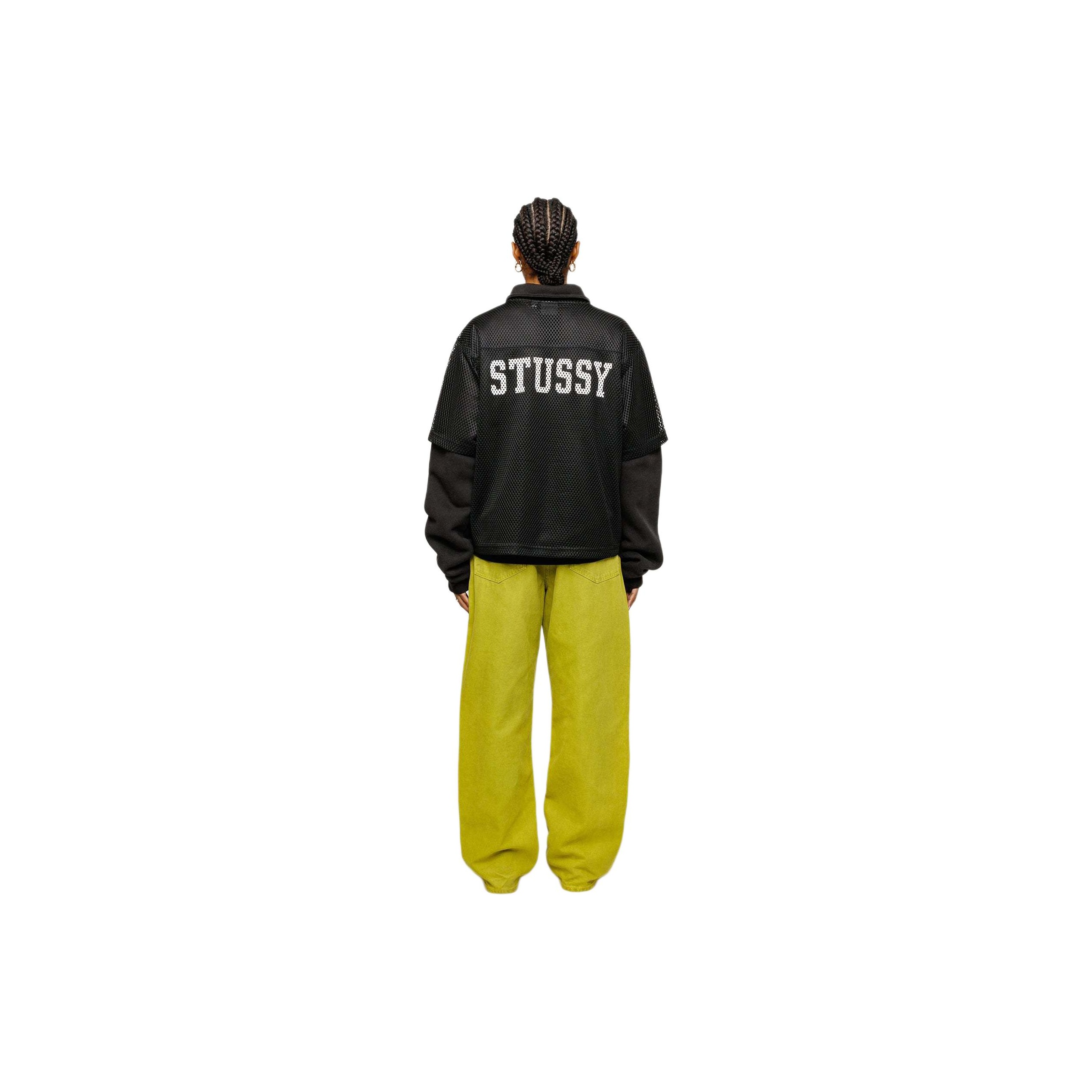 Stussy Drop2 Logo Mesh Knit T-shirt SS24 Blue - Cheap Rcj